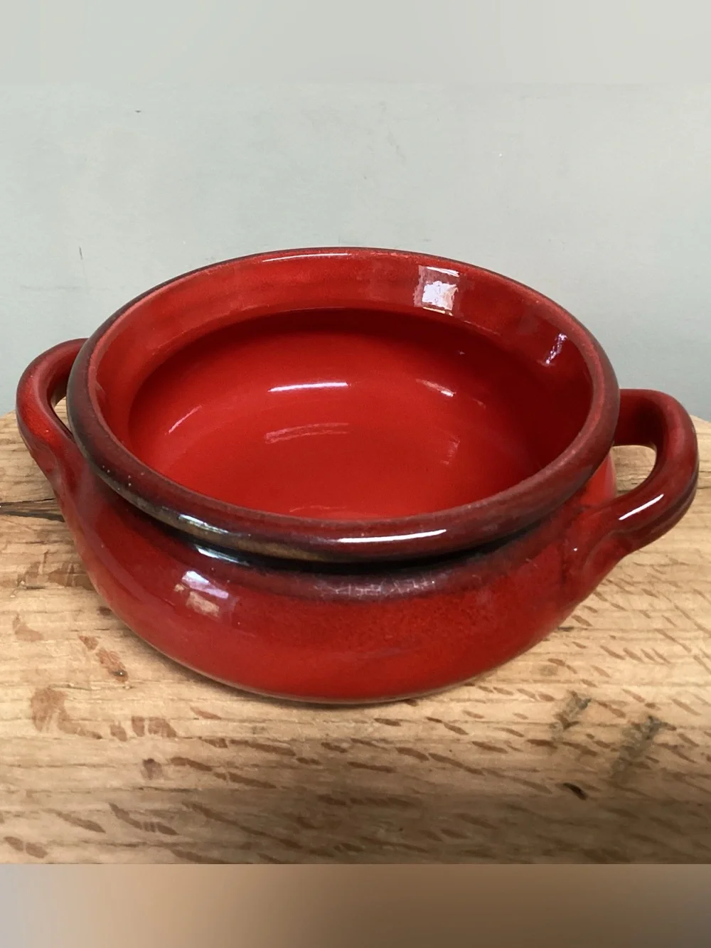 🔴 Vintage - De Silva - Made In Italy - Terracotta Red Casserole Dish - Beautiful